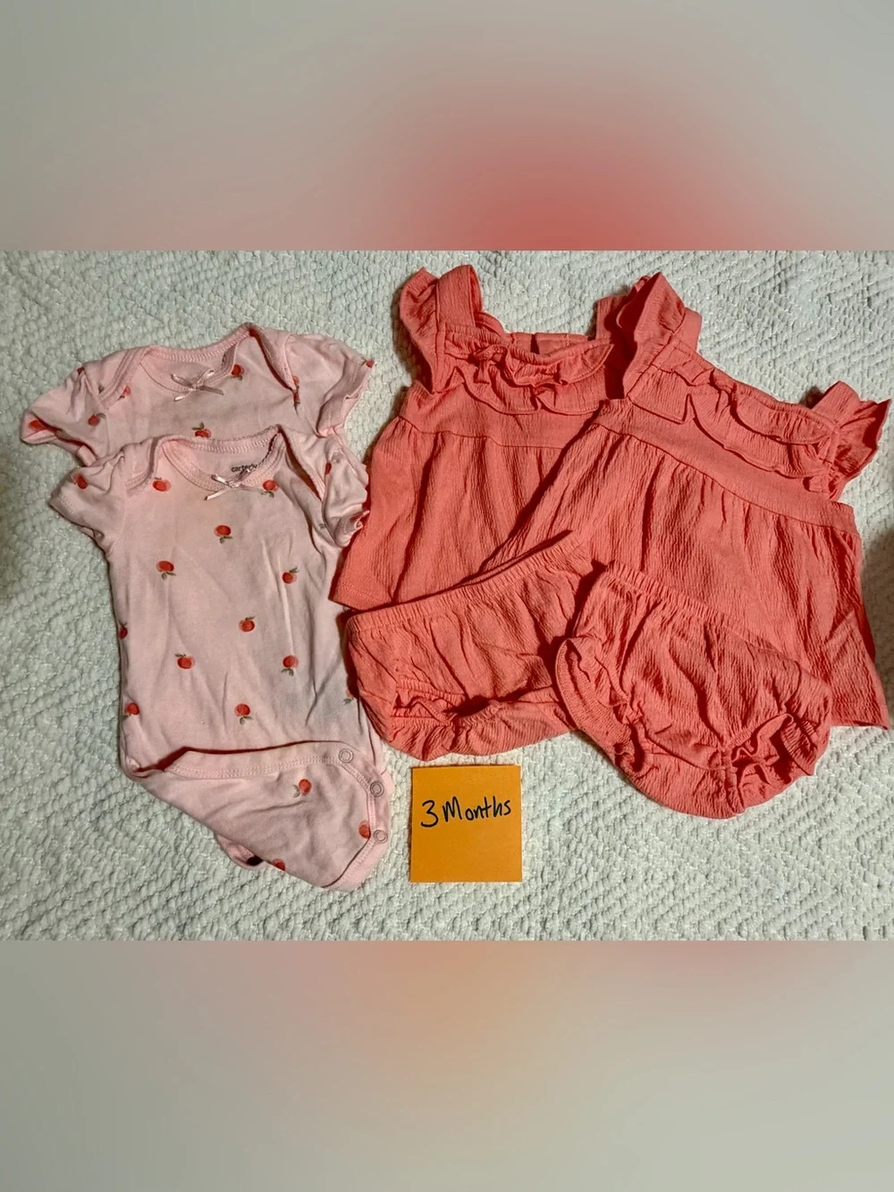 Newborn-3 month twin girl sets